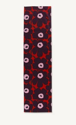 Marimekko Pieni Unikko Kaitaliina Liila / Punainen / Roosa 40x160 Cm -  Keittiö